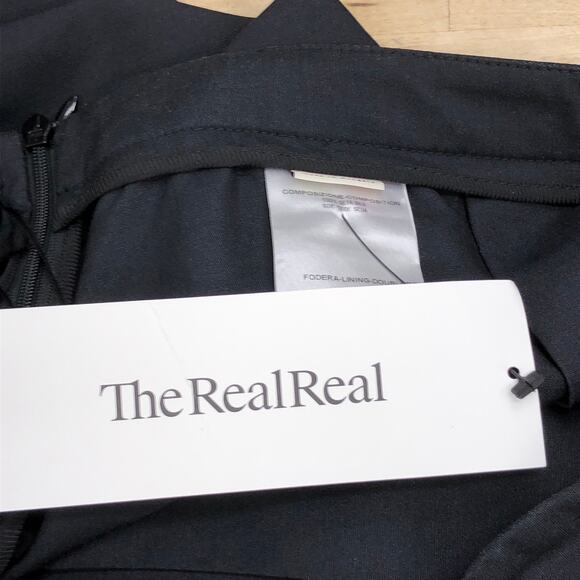 Stella McCartney Womens Size 44 US 10 Skort Side Zip Black Authenticated - Picture 14 of 16